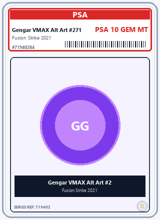 Gengar VMAX Alt Art #271