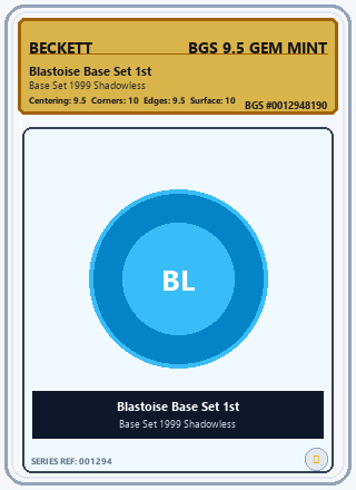 Blastoise Base Set 1st Edition #2