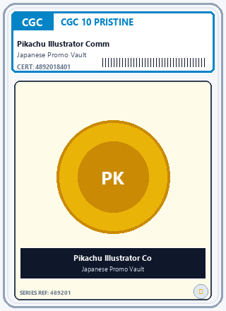 Pikachu Illustrator Commemorative