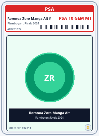 Roronoa Zoro Manga Alt #OP06-118
